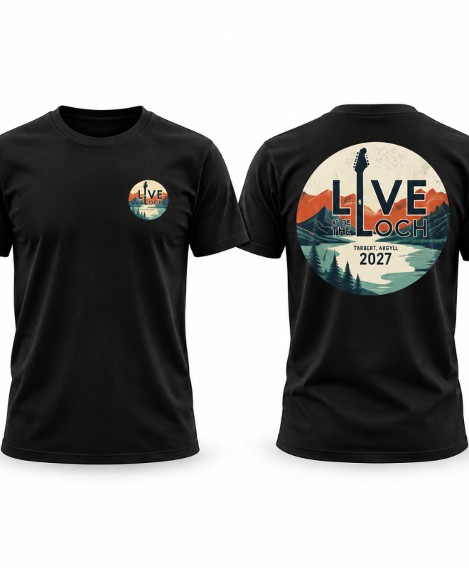 Live at the Loch 2027 – Official Festival T-Shirt